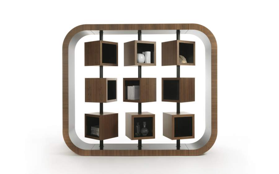 design bookcase curvy