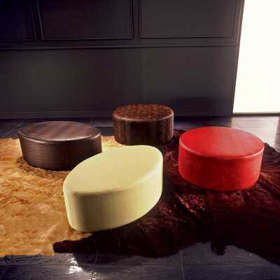 Rounded pouffs Elleo Tondo collection